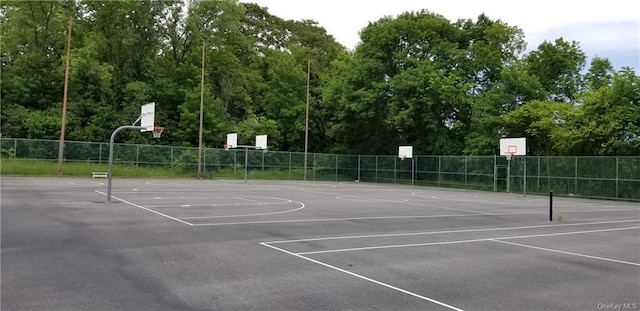 view of sport court