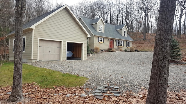 view of cape cod home