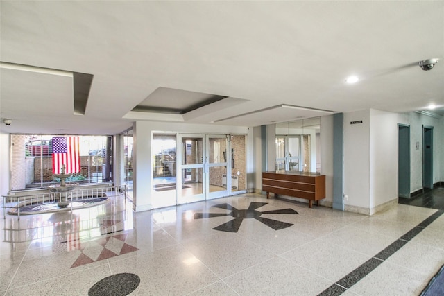 4380 Vireo Ave Unit L-15, Bronx, NY 10470 - building lobby with a security system and recessed lighting
