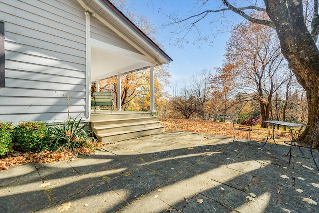 exterior space featuring a patio