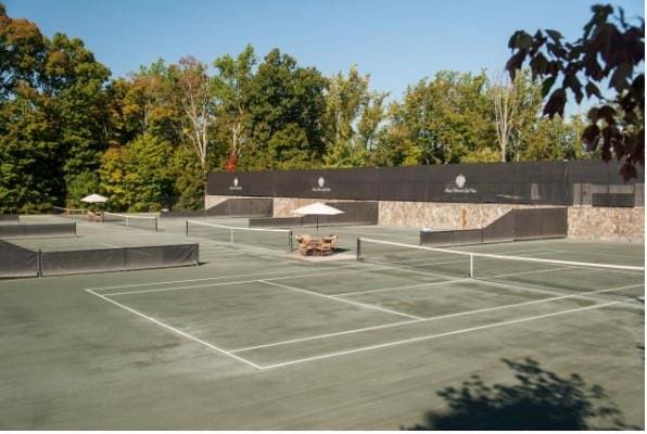 view of sport court