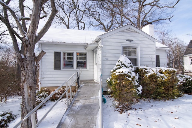 view of front of home