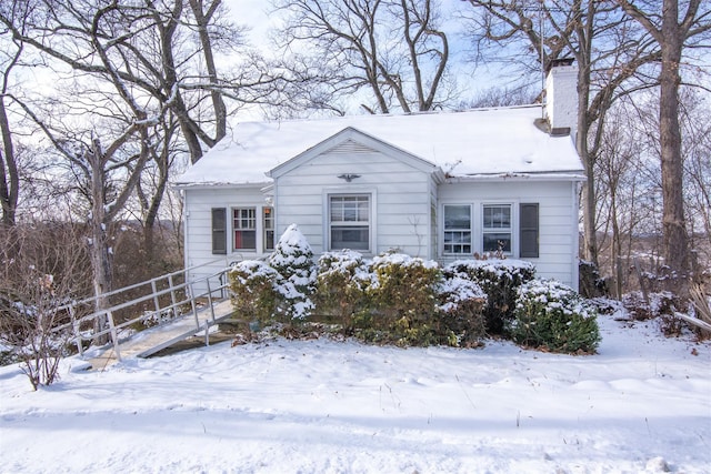 view of front of home