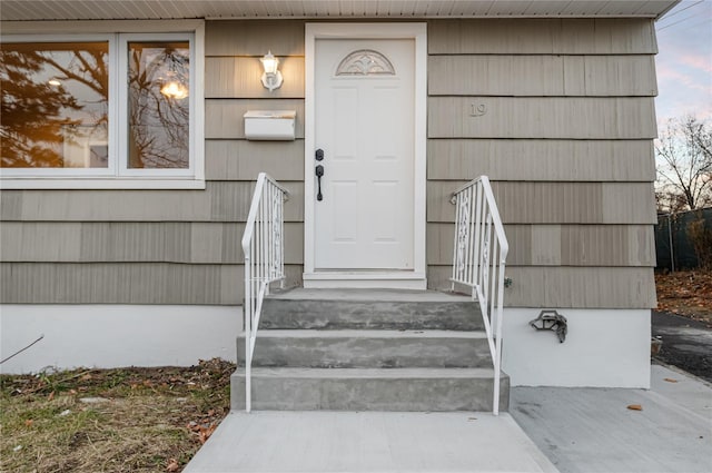 view of property entrance