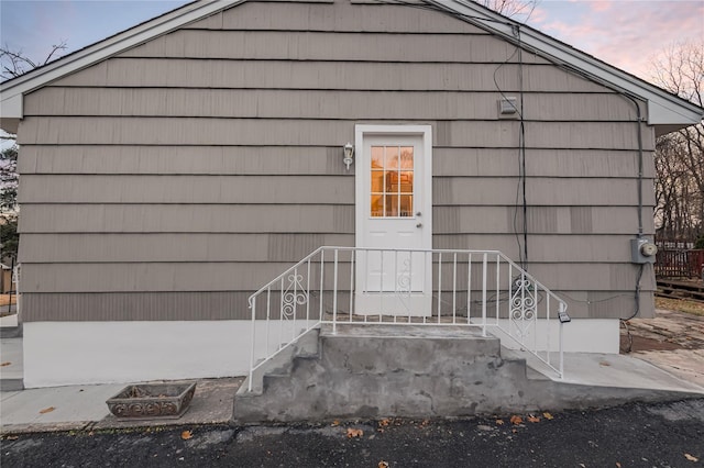 view of property entrance