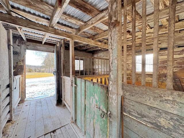 view of stable