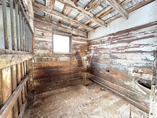 view of horse barn