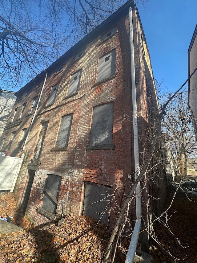 169 Chambers St, Newburgh, NY 12550 - view of side of home featuring brick siding