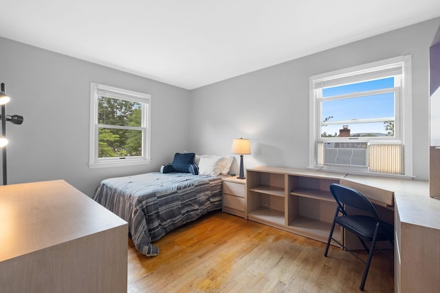 27 Stubbe Dr, Stony Point, NY 10980 - bedroom featuring light wood-style flooring, an office area, and cooling unit