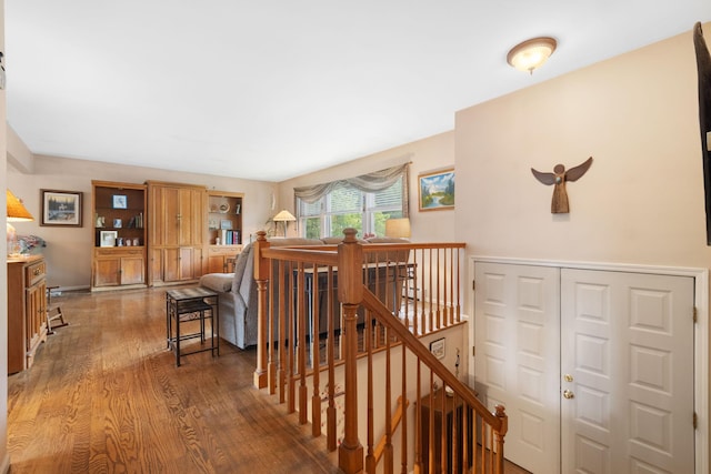 27 Stubbe Dr, Stony Point, NY 10980 - corridor featuring an upstairs landing and wood finished floors