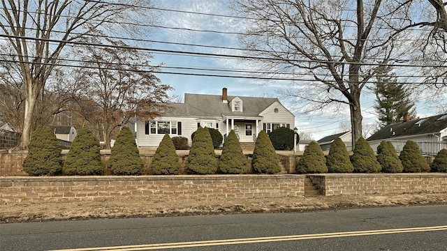 view of cape cod home