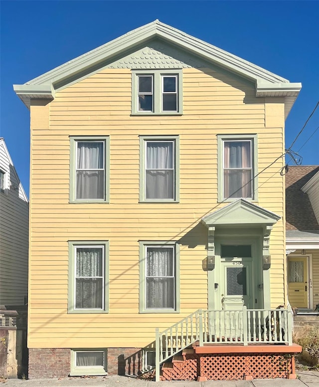 view of rear view of house