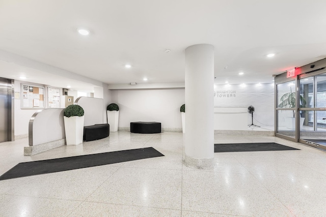 40 Brighton 1st Rd Unit 3J, Brooklyn, NY 11235 - lobby featuring recessed lighting