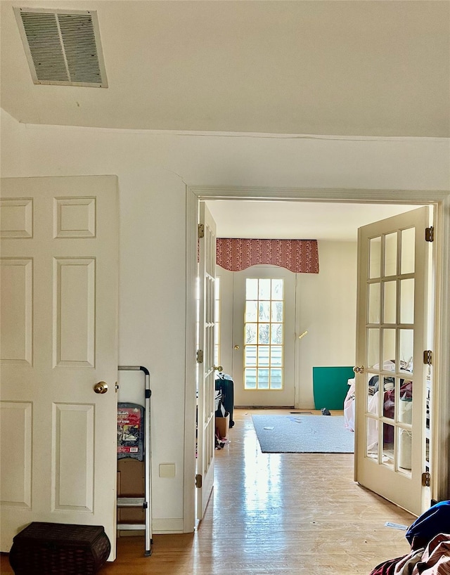 interior space featuring light hardwood / wood-style flooring