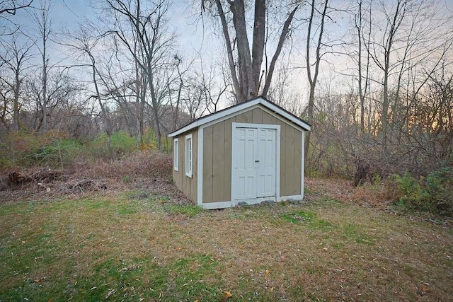 view of outbuilding