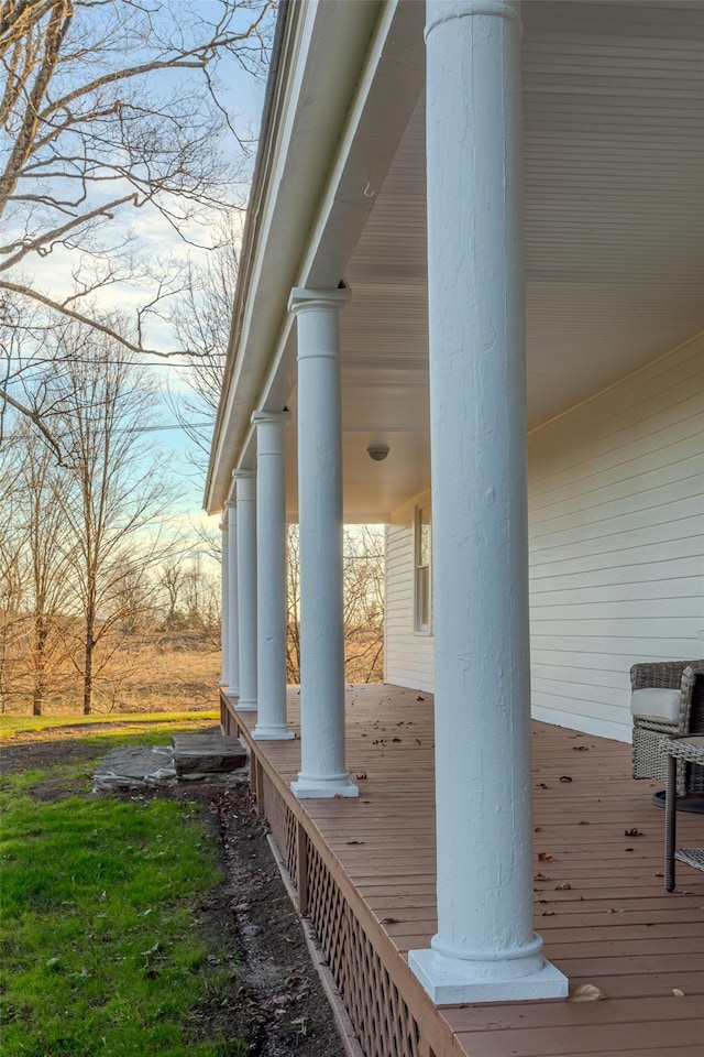 view of deck