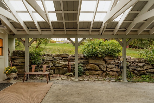 view of patio