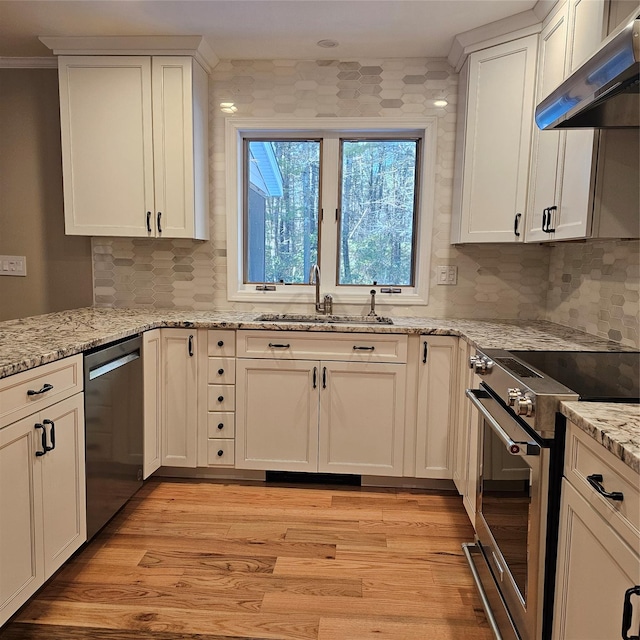 kitchen featuring white cabinetry