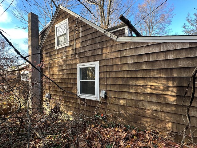 6 Hemlock Rd, South Salem, NY 10590 - view of side of property with a chimney