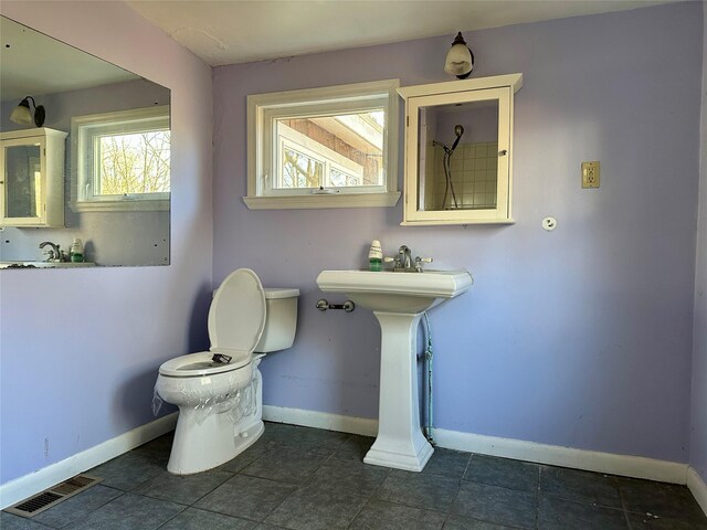 6 Hemlock Rd, South Salem, NY 10590 - bathroom with toilet, baseboards, and plenty of natural light