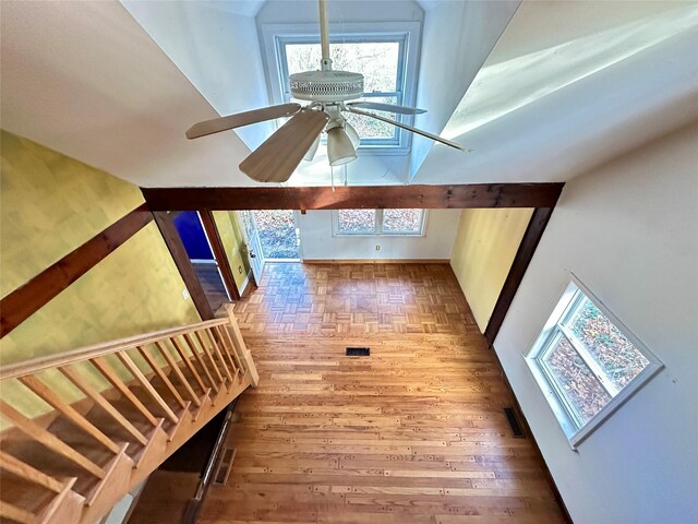 6 Hemlock Rd, South Salem, NY 10590 - corridor with parquet flooring