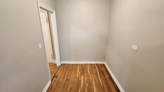 hall featuring light hardwood / wood-style flooring