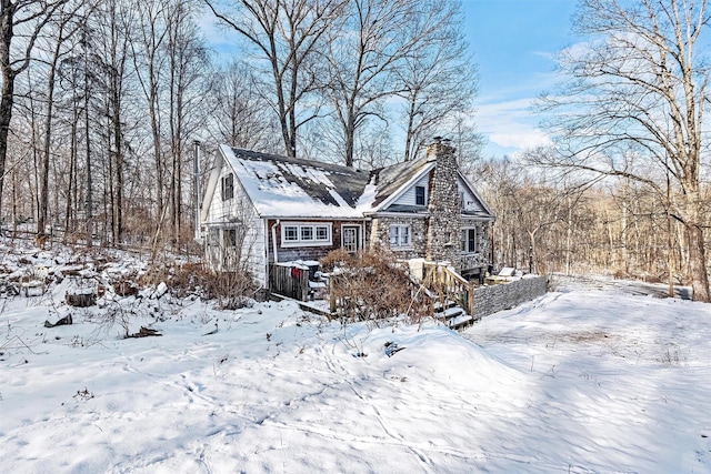 view of front of property