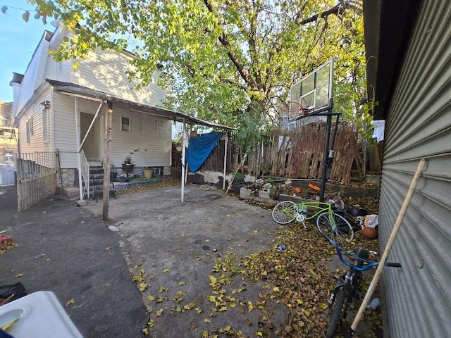 view of patio / terrace with central AC