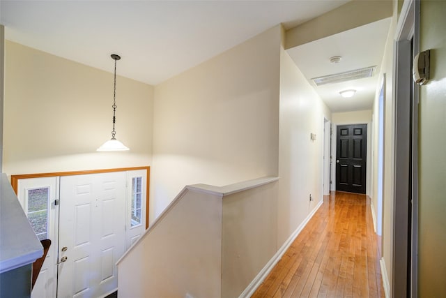 entryway featuring light hardwood / wood-style floors