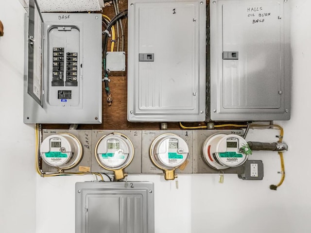 utility room featuring electric panel