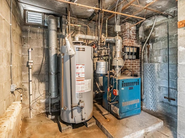 utilities with gas water heater