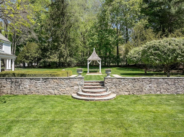 177 Old Briarcliff Rd, Briarcliff Manor, NY 10510 - view of yard featuring a gazebo