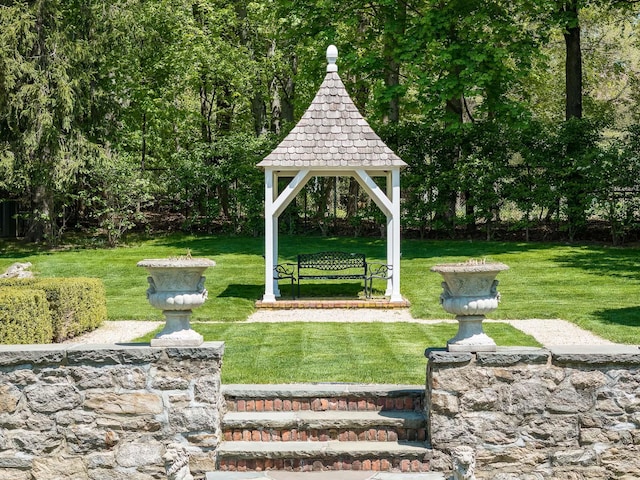 177 Old Briarcliff Rd, Briarcliff Manor, NY 10510 - view of community featuring a gazebo and a yard