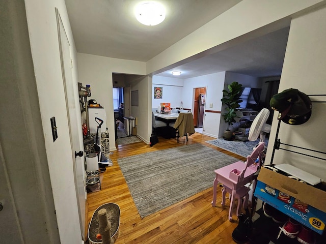 interior space featuring hardwood / wood-style floors