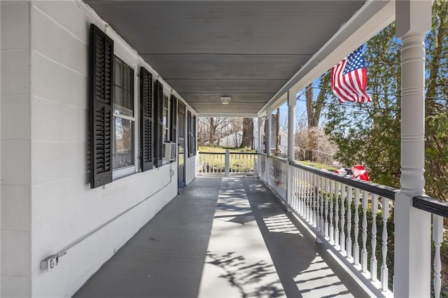 view of patio with covered porch