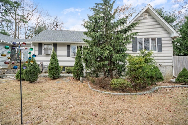 view of home's exterior featuring a lawn