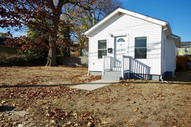 view of bungalow-style house