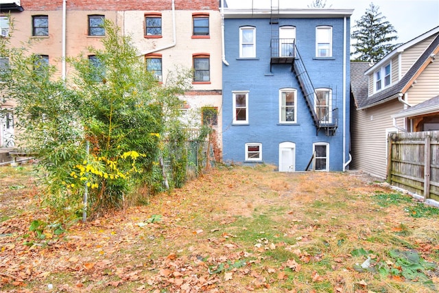 view of back of property