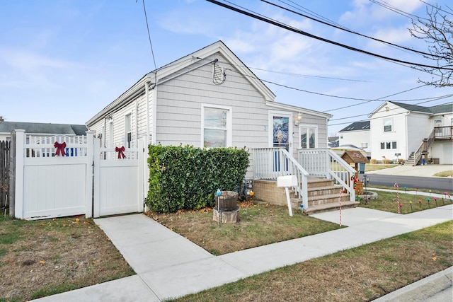 view of front of home