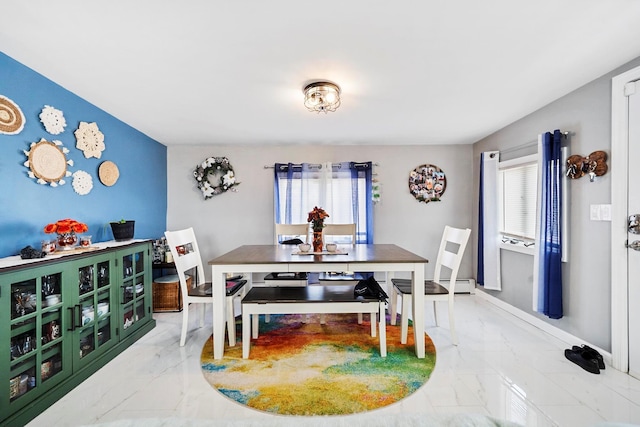 view of dining room