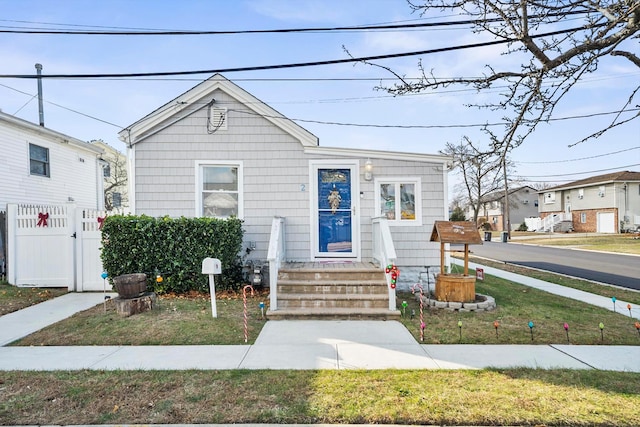 view of bungalow-style house