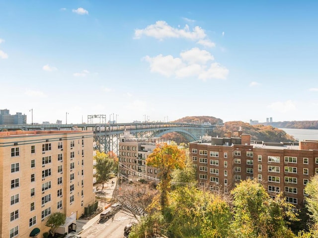 city view featuring a water view