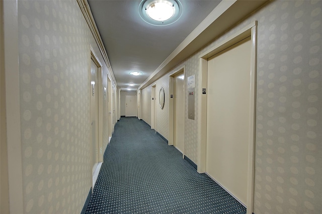 hallway with elevator