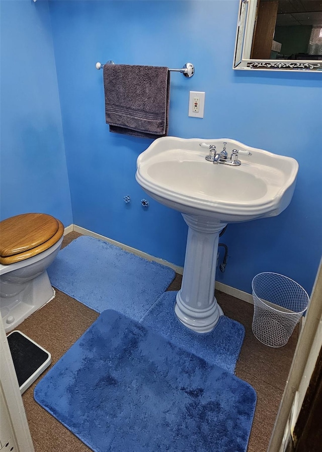 bathroom with toilet