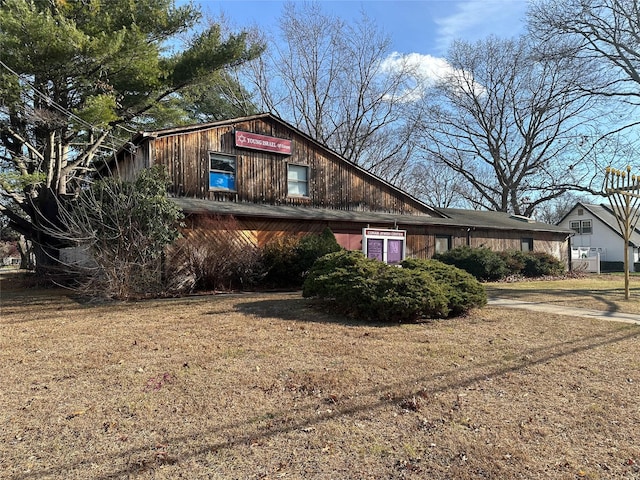 view of property exterior