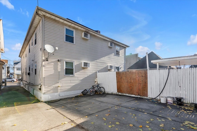 view of rear view of property