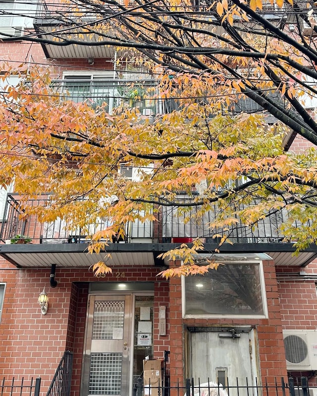 view of property featuring ac unit