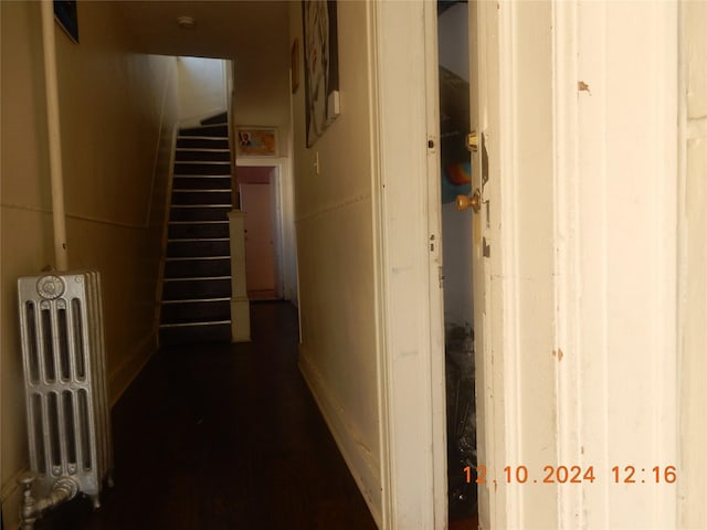 1027 E 83rd St E Unit 2, Brooklyn, NY 11236 - hallway featuring radiator and stairs