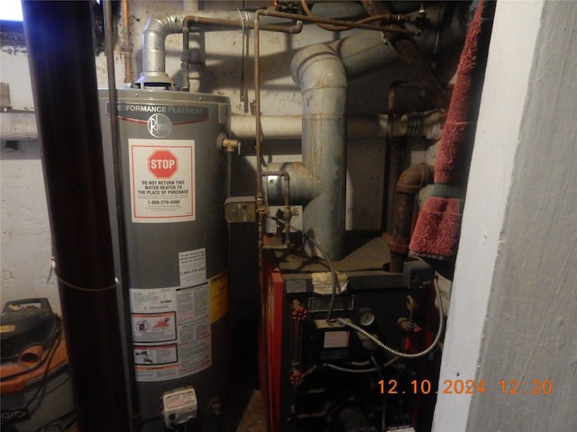 utilities featuring water heater