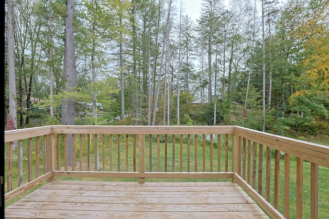 view of deck